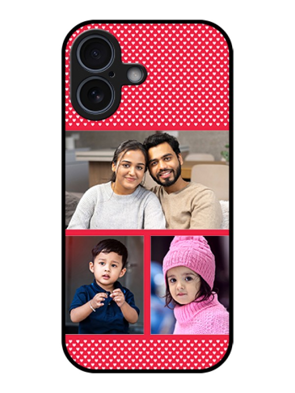 Custom Apple iPhone 17 Custom Glass Phone Case - Bulk Photo Upload Design