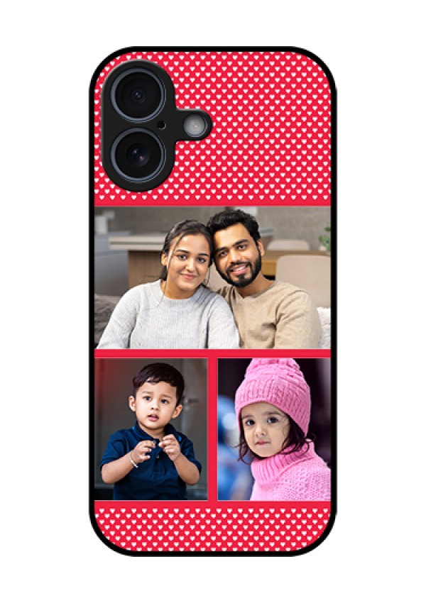 Apple iPhone 17 Custom Glass Phone Case - Bulk Photo Upload Design