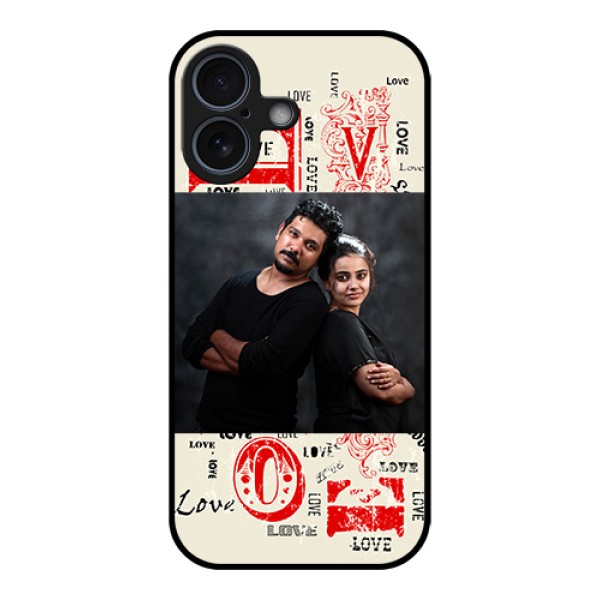 Apple iPhone 17 Custom Glass Phone Case - Trendy Love Design Case
