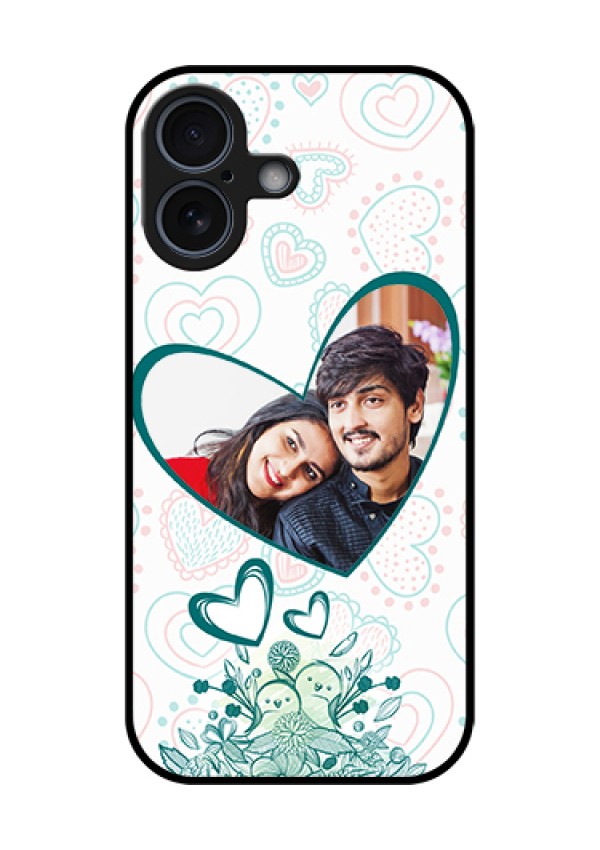 Apple iPhone 17 Custom Glass Phone Case - Premium Couple Design