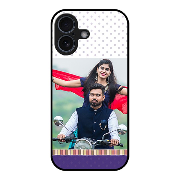 Apple iPhone 17 Custom Glass Phone Case - Cute Family Design Apple iPhone 17 Custom Glass Phone Case - Cute Family Design