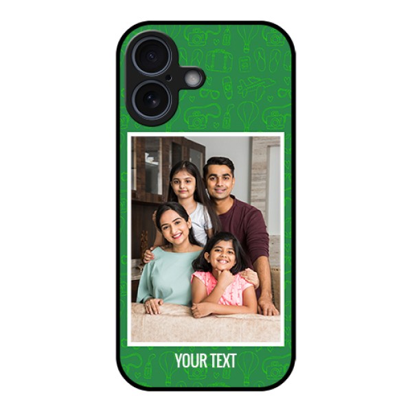 Apple iPhone 17 Custom Glass Phone Case - Picture Upload Design