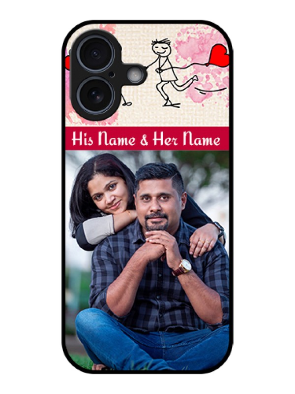 Custom Apple iPhone 17 Custom Glass Phone Case - You And Me Case Design