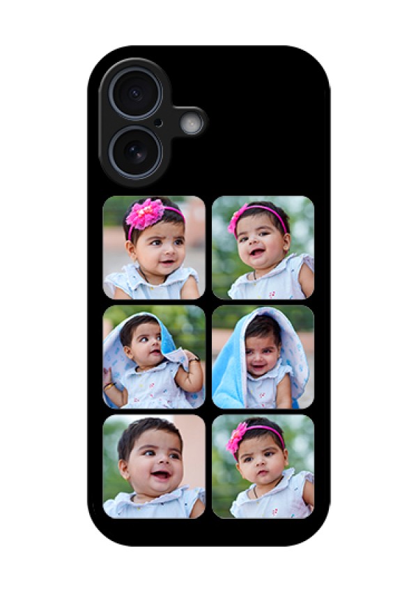 Apple iPhone 17 Custom Glass Phone Case - Multiple Pictures Design