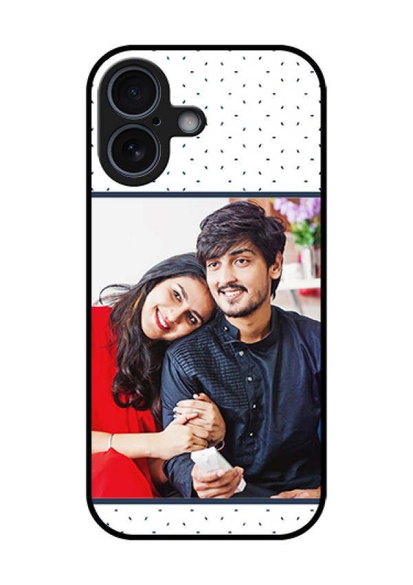 Apple iPhone 17 Custom Glass Phone Case - Premium Dot Design