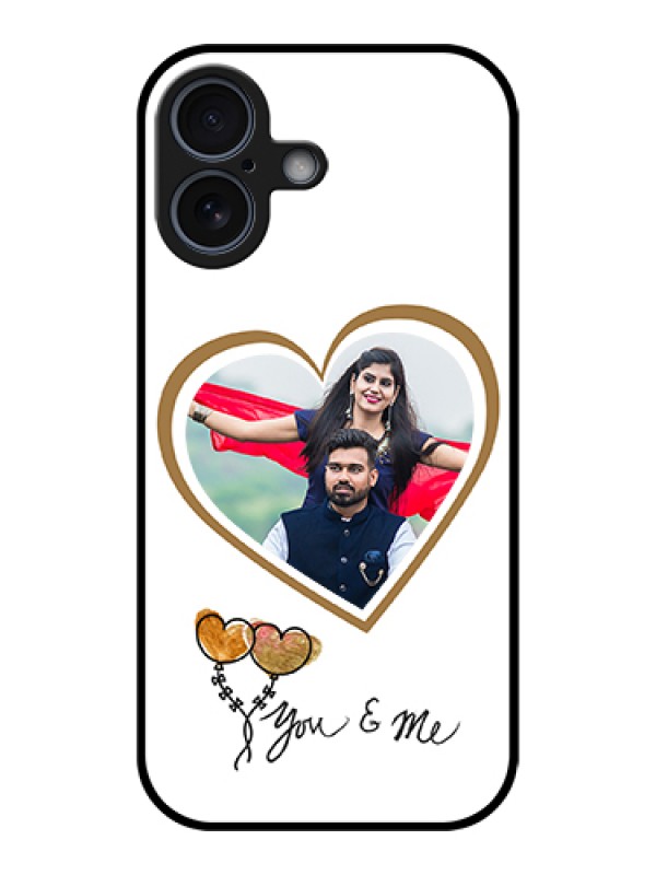 Custom Apple iPhone 17 Custom Glass Phone Case - You & Me Design