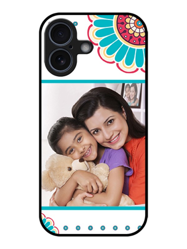 Custom Apple iPhone 17 Custom Glass Phone Case - Flower Design