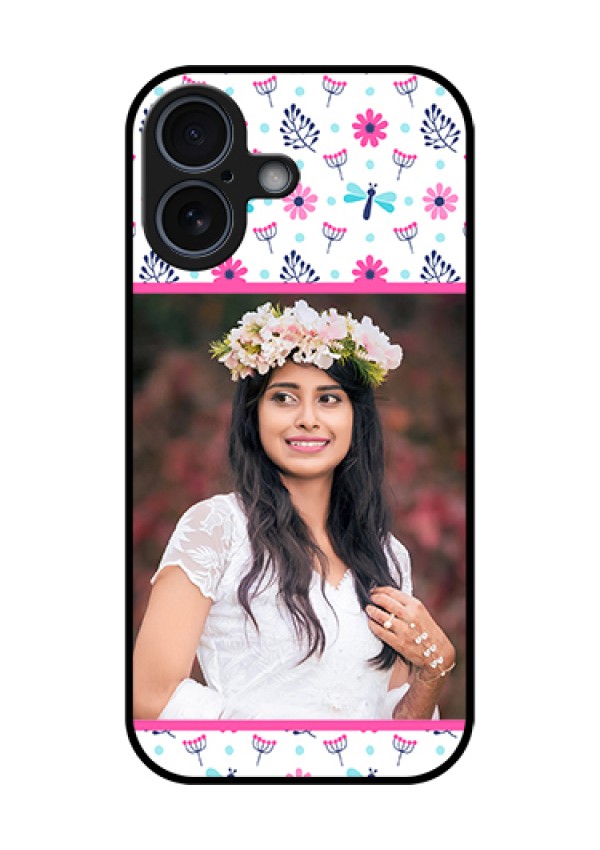 Apple iPhone 17 Custom Glass Phone Case - Colorful Flower Design