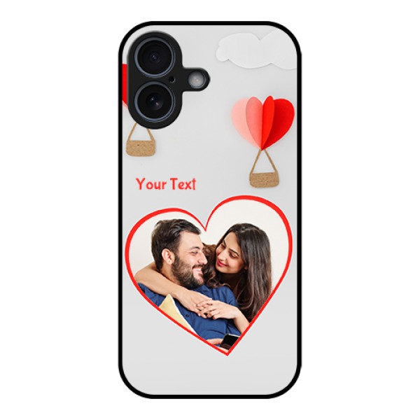 Apple iPhone 17 Custom Glass Phone Case - Parachute Love Design
