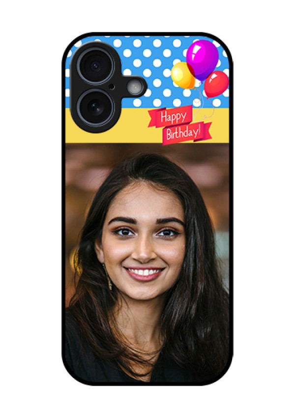 Apple iPhone 17 Custom Glass Phone Case - Happy Birthday Design