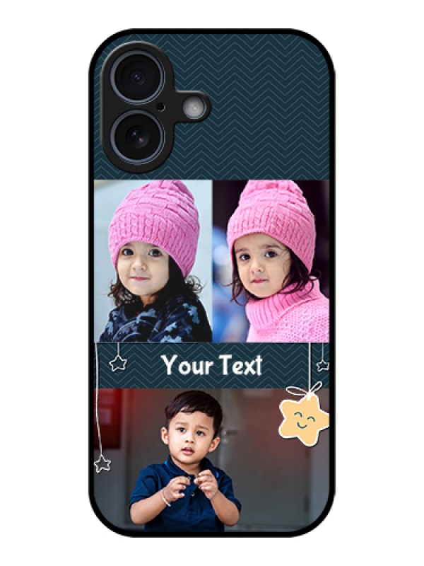 Custom Apple iPhone 17 Custom Glass Phone Case - Hanging Stars Design