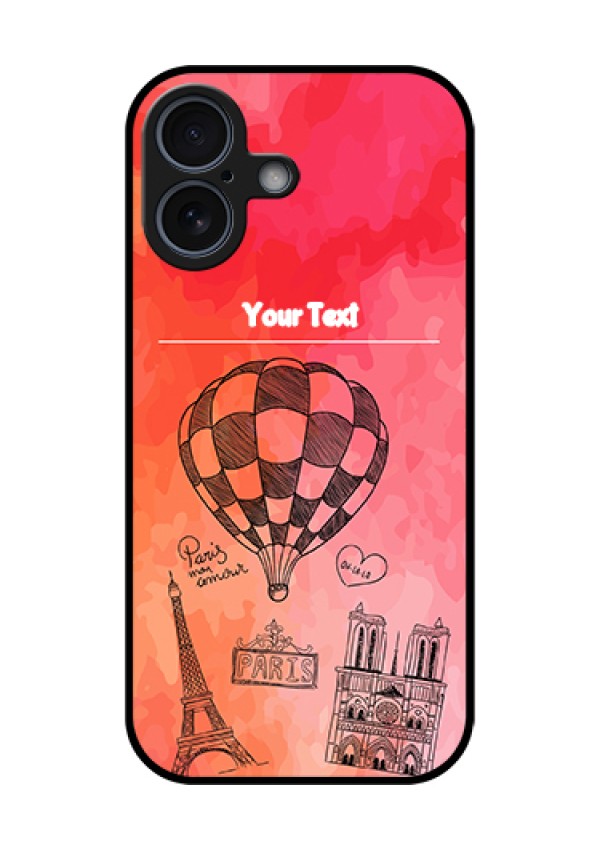 Apple iPhone 17 Custom Glass Phone Case - Paris Theme Design