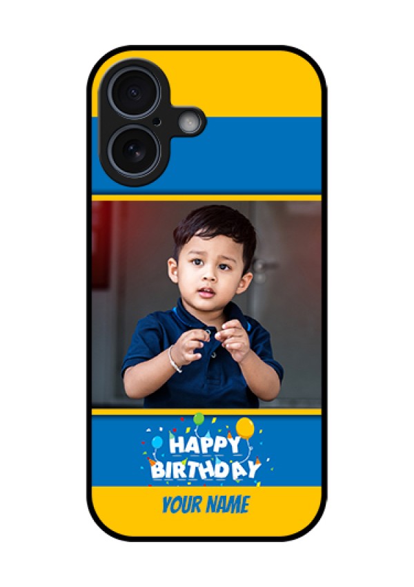 Apple iPhone 17 Custom Glass Phone Case - Birthday Wishes Design