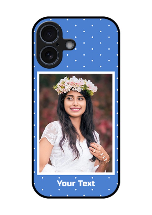 Apple iPhone 17 Custom Glass Phone Case - Polka Dots Design