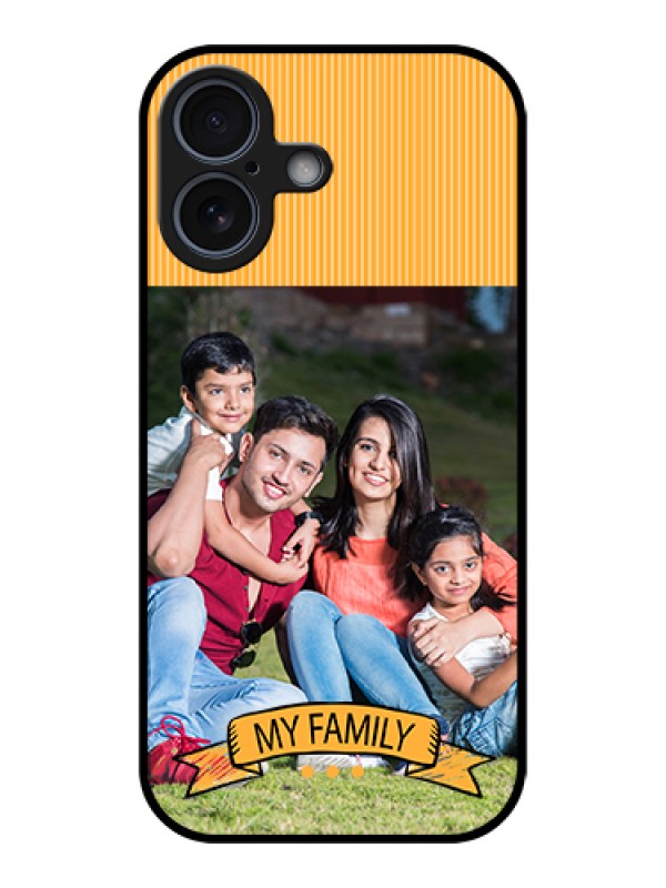 Custom Apple iPhone 17 Custom Glass Phone Case - My Family Design