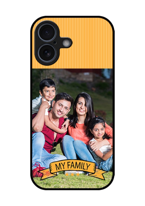 Apple iPhone 17 Custom Glass Phone Case - My Family Design