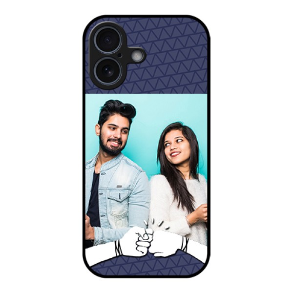 Apple iPhone 17 Custom Glass Phone Case - With Best Friends Design Apple iPhone 17 Custom Glass Phone Case - With Best Friends Design