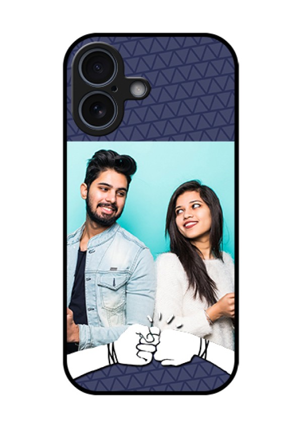 Apple iPhone 17 Custom Glass Phone Case - With Best Friends Design