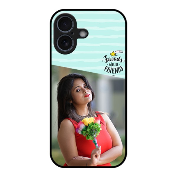 Apple iPhone 17 Custom Glass Phone Case - Friends Picture Icon Design Apple iPhone 17 Custom Glass Phone Case - Friends Picture Icon Design