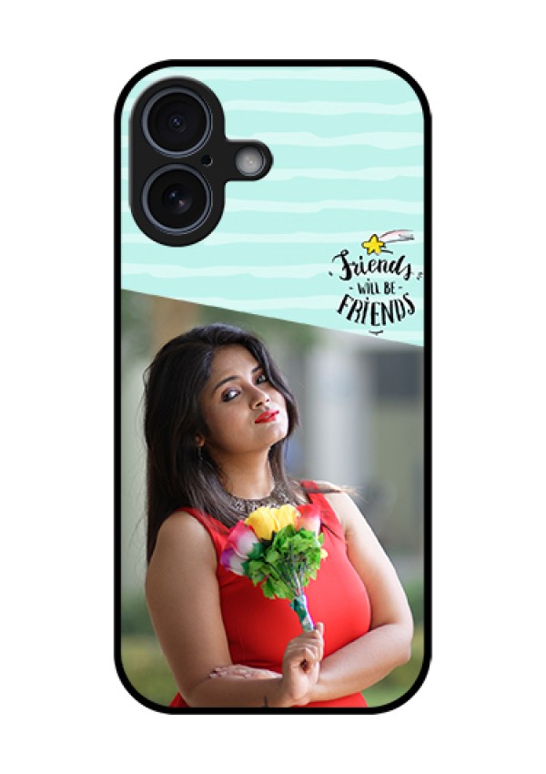 Apple iPhone 17 Custom Glass Phone Case - Friends Picture Icon Design