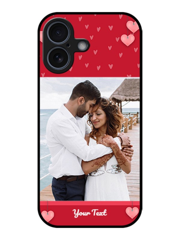 Custom Apple iPhone 17 Custom Glass Phone Case - Valentines Day Design