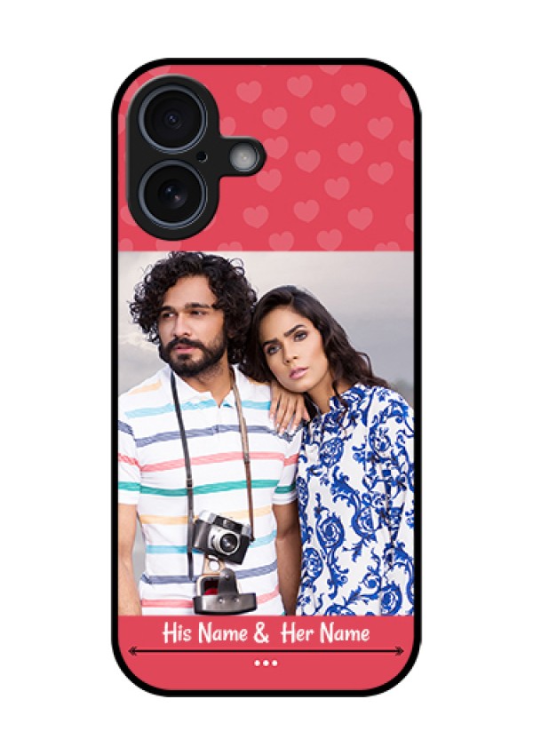 Apple iPhone 17 Custom Glass Phone Case - Simple Love Design