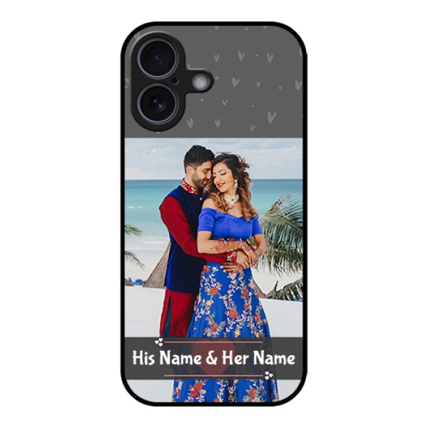 Apple iPhone 17 Custom Glass Phone Case - Buy Love Design With Photo Online Apple iPhone 17 Custom Glass Phone Case - Buy Love Design With Photo Online