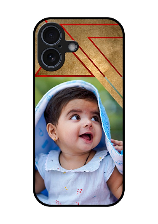 Apple iPhone 17 Custom Glass Phone Case - Gradient Abstract Texture Design