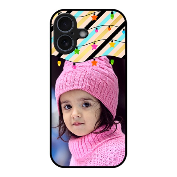 Apple iPhone 17 Custom Glass Phone Case - Lights Hanging Design Apple iPhone 17 Custom Glass Phone Case - Lights Hanging Design