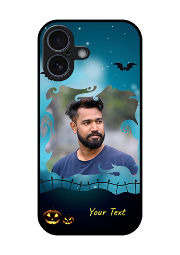 Apple iPhone 17 Custom Glass Phone Case - Halloween Frame Design