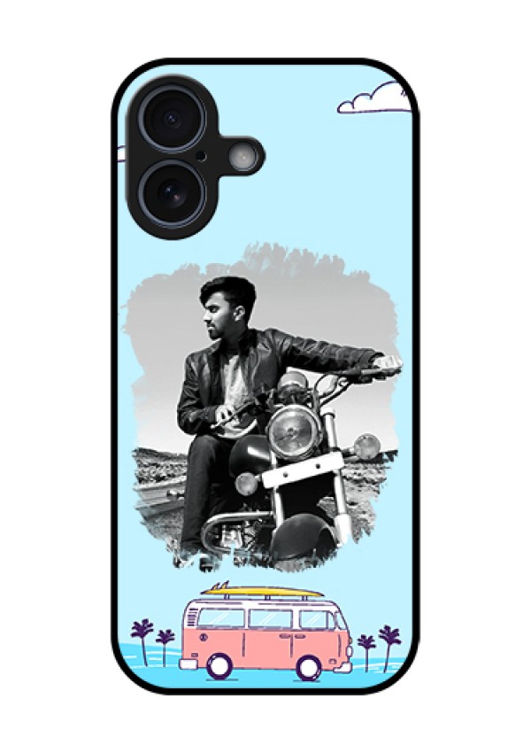 Apple iPhone 17 Custom Glass Phone Case - Travel & Adventure Design