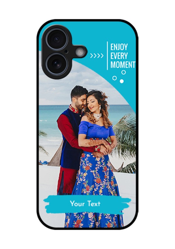 Apple iPhone 17 Custom Glass Phone Case - Happy Moment Design