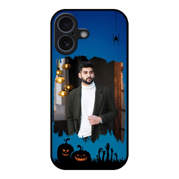 Apple iPhone 17 Custom Glass Phone Case - With Pro Halloween Design Apple iPhone 17 Custom Glass Phone Case - With Pro Halloween Design