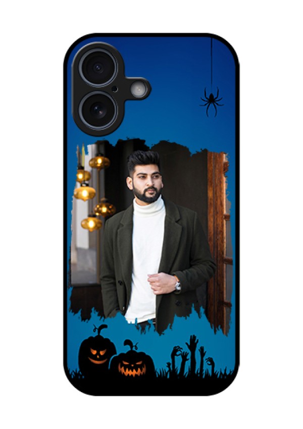 Apple iPhone 17 Custom Glass Phone Case - With Pro Halloween Design