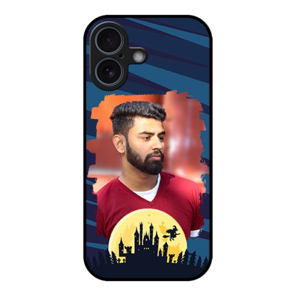 Apple iPhone 17 Custom Glass Phone Case - Halloween Witch Design Apple iPhone 17 Custom Glass Phone Case - Halloween Witch Design
