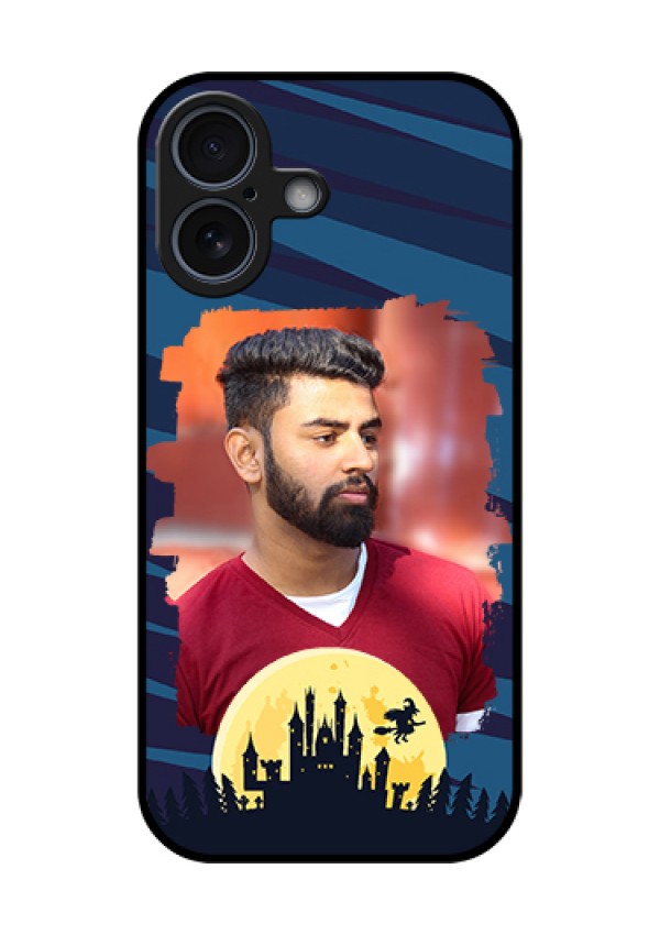Apple iPhone 17 Custom Glass Phone Case - Halloween Witch Design