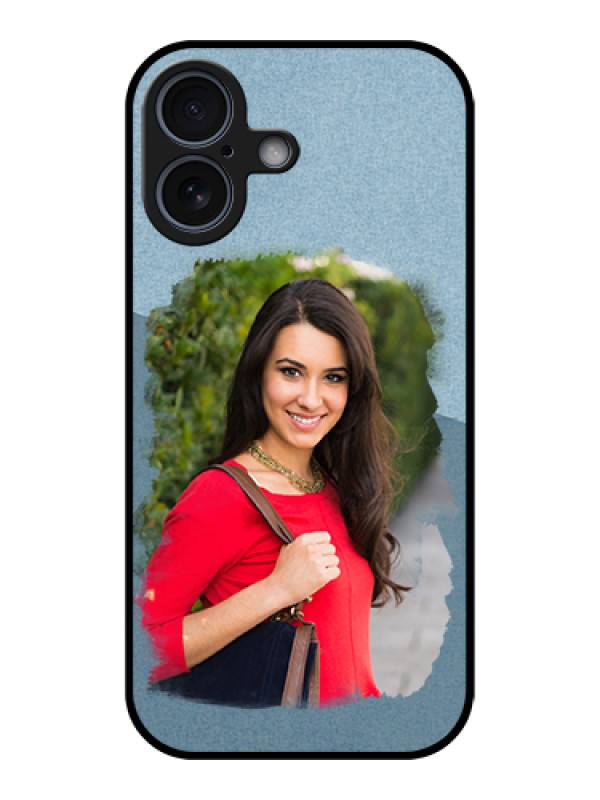 Custom Apple iPhone 17 Custom Glass Phone Case - Grunge Line Art Design