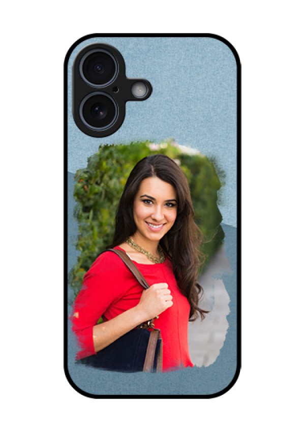 Apple iPhone 17 Custom Glass Phone Case - Grunge Line Art Design
