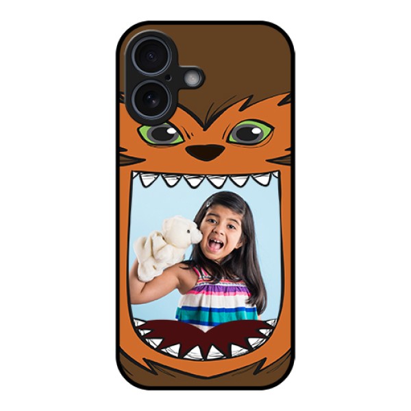 Apple iPhone 17 Custom Glass Phone Case - Owl Monster Back Case Design Apple iPhone 17 Custom Glass Phone Case - Owl Monster Back Case Design