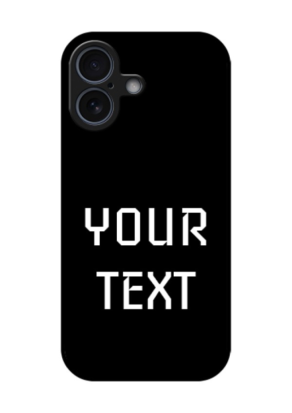 Apple iPhone 17 Custom Glass Phone Case - Your Name Design