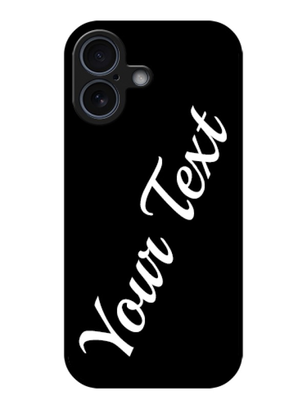 Custom Apple iPhone 17 Custom Glass Phone Case - With Your Name Design