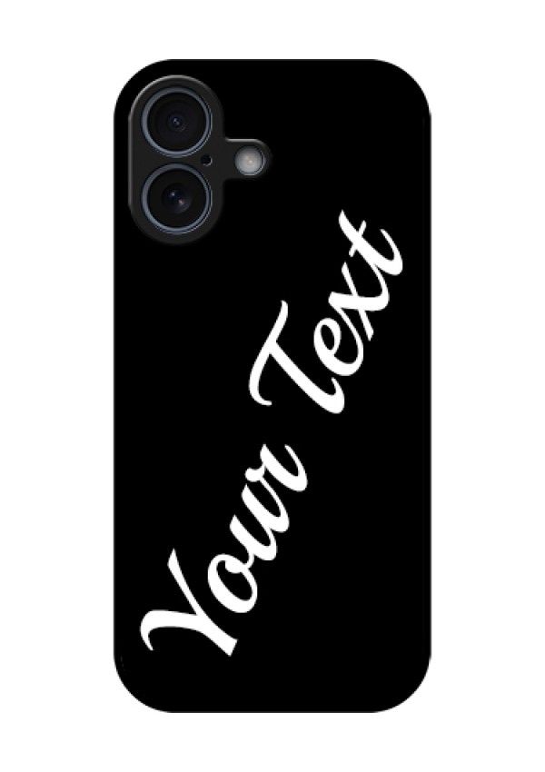 Apple iPhone 17 Custom Glass Phone Case - With Your Name Design