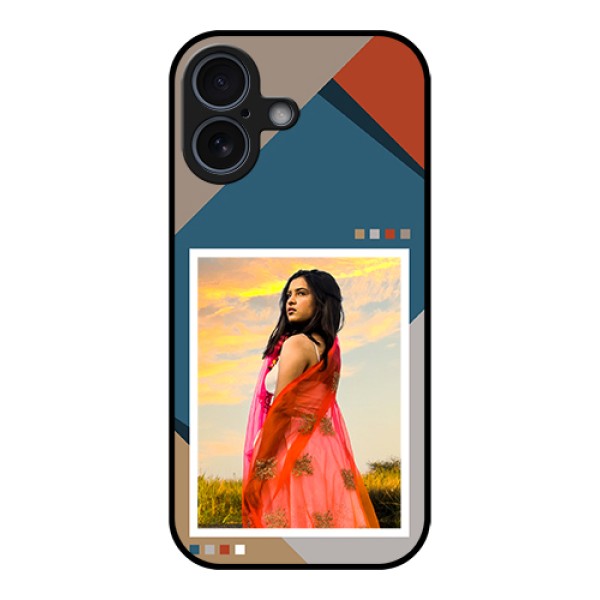 Apple iPhone 17 Custom Glass Phone Case - Retro Color Pallet Design Apple iPhone 17 Custom Glass Phone Case - Retro Color Pallet Design