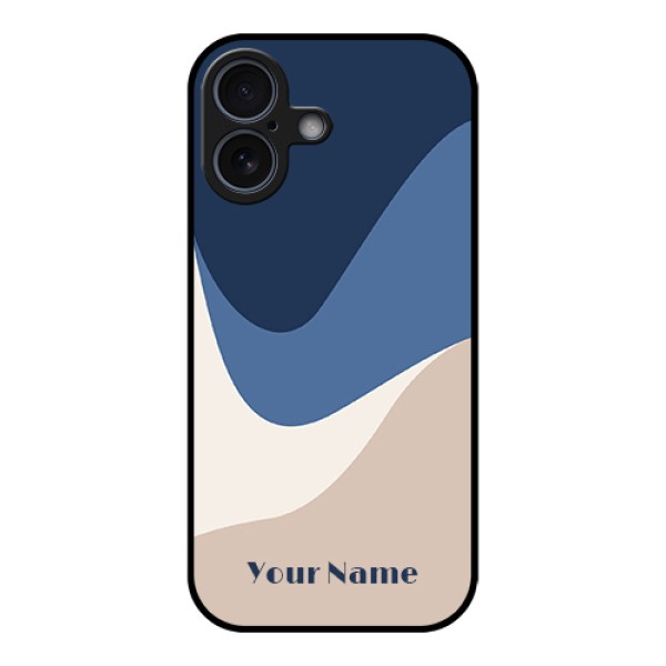 Apple iPhone 17 Custom Glass Phone Case - Abstract Drip Art Design Apple iPhone 17 Custom Glass Phone Case - Abstract Drip Art Design