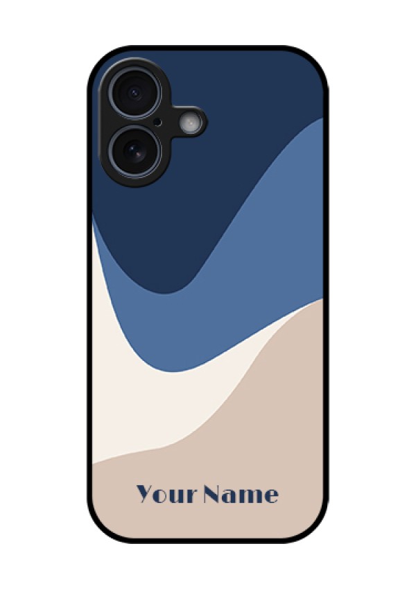 Apple iPhone 17 Custom Glass Phone Case - Abstract Drip Art Design