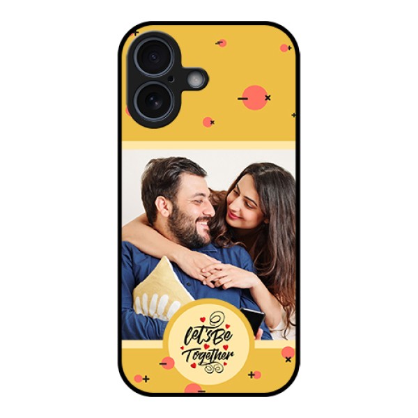 Apple iPhone 17 Custom Glass Phone Case - Lets Be Together Design