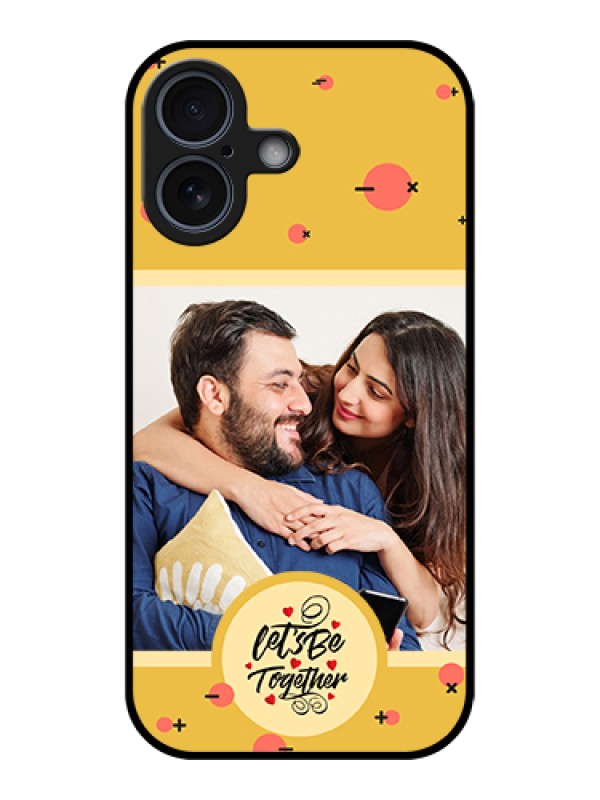 Custom Apple iPhone 17 Custom Glass Phone Case - Lets Be Together Design