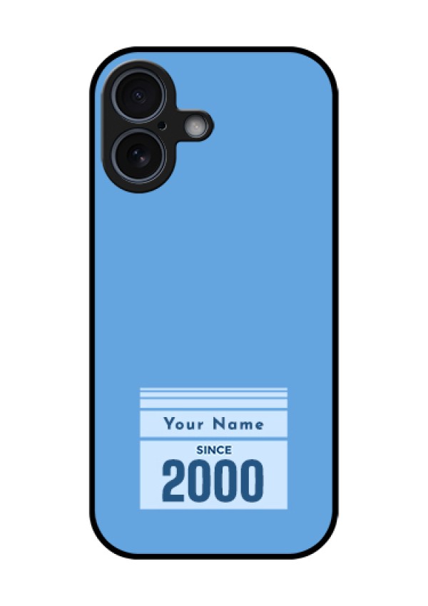 Apple iPhone 17 Custom Glass Phone Case - Custom Year Of Birth Design