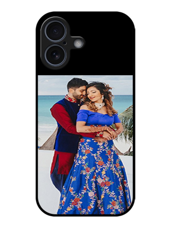 Custom Apple iPhone 17 Custom Glass Phone Case - Upload Full Picture With Custom Color Design