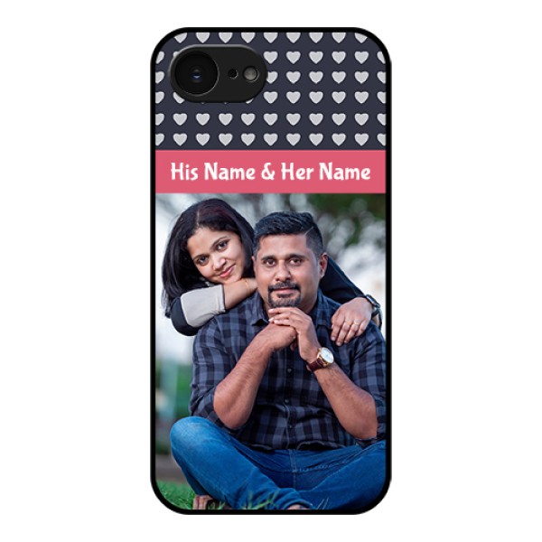 Apple iPhone 17e Custom Glass Phone Case - Love Symbols Design